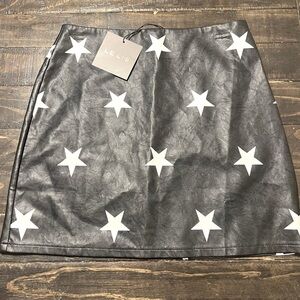 Le Lis collection faux leather miniskirt